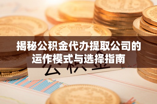 宜都揭秘公积金代办提取公司的运作模式与选择指南