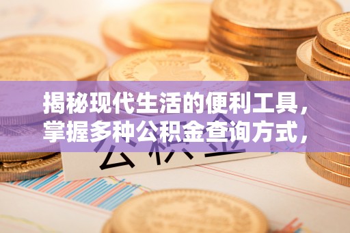 宜都揭秘现代生活的便利工具，掌握多种公积金查询方式，让财富管理更轻松